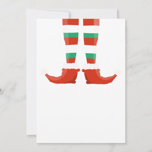 Opgevoede lelijke jumper kerstfeest kaart (Achterkant)