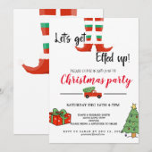 Opgevoede lelijke jumper kerstfeest kaart (Voorkant / Achterkant)