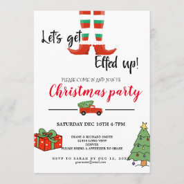 Opgevoede lelijke jumper kerstfeest kaart