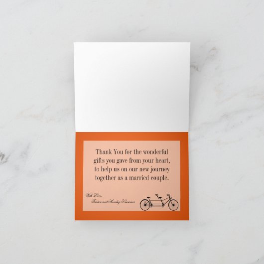 Opgevouwen bedankkaart grillige Sinaasappels dubbe (Binnen)