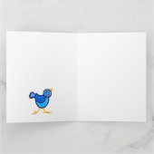 Opgevouwen dankkaart bedankkaart (Binnen)