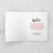 Opgevouwen Galentine's Bedankkaart (Binnen)