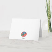 Opgevouwen herfst van de briefkaart (Achterkant)