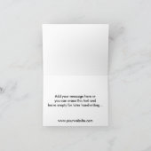 Opgevouwen kaart met eigen bedankbericht (Binnen)