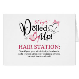 Opgevouwen Kaart van popled-haarstation