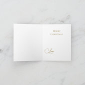 Opgevouwen Kerst Foto Joy Kaart (Binnen)