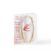 Opgevouwen kerstkaart