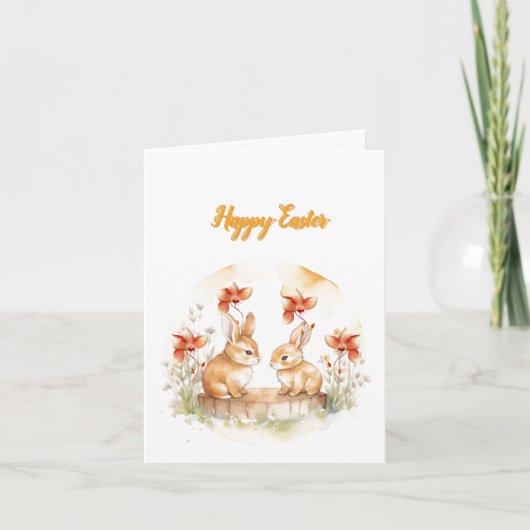 Opgevouwen kerstkaart  feestdagen kaart (Voorkant)