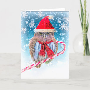 Opgevouwen Kerstkaart Feestdagen Kaart