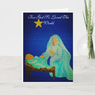 Opgevouwen kerstkaart kaart