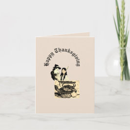 Opgevouwen Kerstkaart : Prettig Thanksgiving Feestdagen Kaart