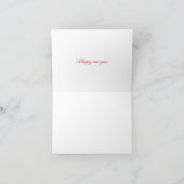 Opgevouwen kerstkaarten  feestdagen kaart (Binnen)