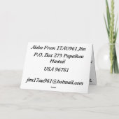 Opgevouwen qsl 961 bedankkaart (Achterkant)