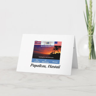 Opgevouwen qsl 961 bedankkaart