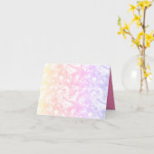 Opgevouwen wenskaart kaart (Gele Bloem)