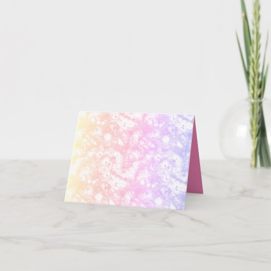 Opgevouwen wenskaart kaart (Voorkant)