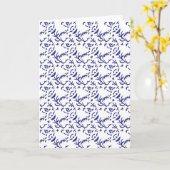 Opgevouwen wenskaart kaart (Gele Bloem)