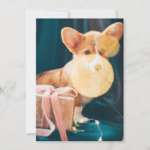 opgewekt | Elegant Script en twee foto's kerst Feestdagenkaart (Achterkant)