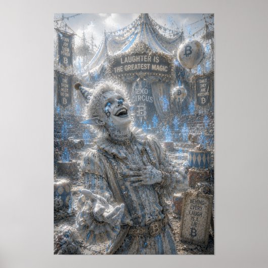 Opgewekt gelach / Clown / Circus Poster (Voorkant)
