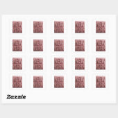 Opgewekt Roze NEW YORK Sticker Ontwerp (Vel)