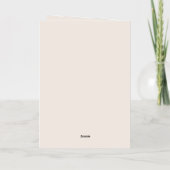 opgewekt | Vrolijk kerstfeest | Familie foto goud Folie Wenskaart (Achterkant)