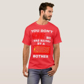 Opgewekte Chinese moeder Premium grappig T-shirt (Voorkant volledig)