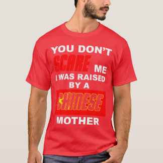 Opgewekte Chinese moeder Premium grappig T-shirt