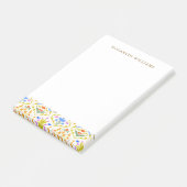 Opgewekte Tuin Botanische Persoonlijke Briefpapier Post-it® Notes (Schuin)