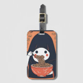 Opgewonden: geen gezicht bagagelabel (Voorkant (verticaal))