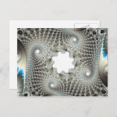 Opgewonden in blauw briefkaart (Voorkant / Achterkant)