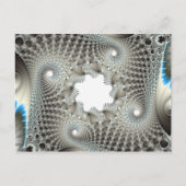 Opgewonden in blauw briefkaart (Voorkant)