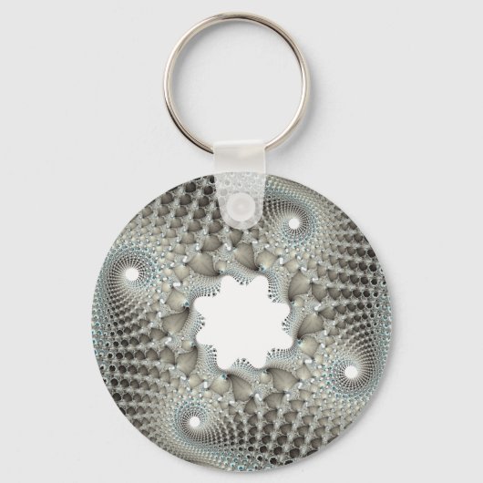 Opgewonden in blauw sleutelhanger (Voorkant)