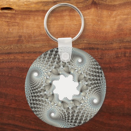 Opgewonden in blauw sleutelhanger (Voorkant)