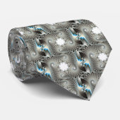 Opgewonden in blauw stropdas (Opgerold)