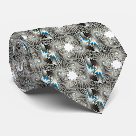 Opgewonden in blauw stropdas (Opgerold)