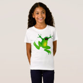 Opgewonden Kikker Kinder T-shirt (Voorkant volledig)