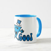 Opgewonden Mr Cool Jumping voor vreugde Mok (Voorkant rechts)