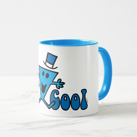 Opgewonden Mr Cool Jumping voor vreugde Mok (Voorkant rechts)