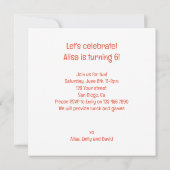 Opgewonden stekelvarkens vieren verjaardag met taa kaart (Achterkant)