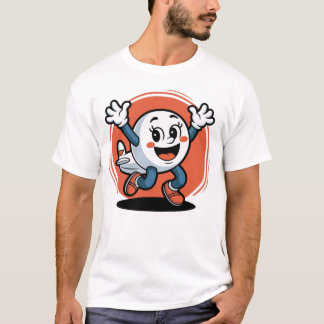 Opgewonden vliegtuig op krikken – Leuke animatie o T-shirt