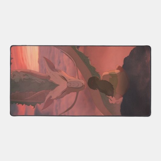 Opgewonden wegwerpmuismat bureaumat (Voorkant)