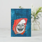 Opgewonden Wenskaart Kaart (Staand voorkant)