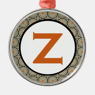 Opgewonden Zebra Metalen Ornament