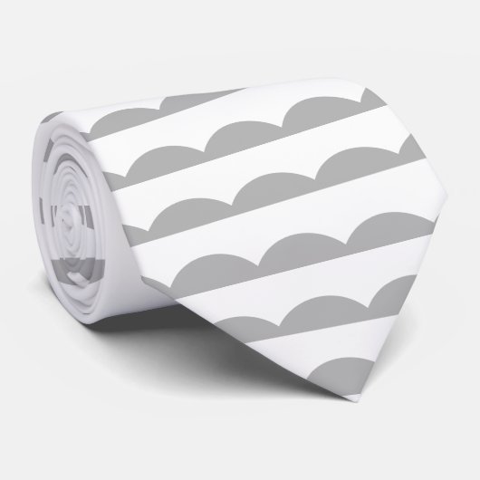 Opgezette strepen stropdas (Opgerold)