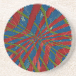 Opgezogen Zandsteen Onderzetter