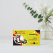 Opgraven, Landopruiming, Bouw, Grondwerk Visitekaartje (Staand voorkant)