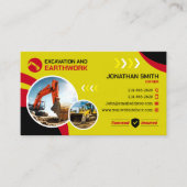 Opgraven, Landopruiming, Bouw, Grondwerk Visitekaartje (Voorkant)