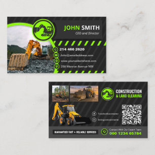 Opgraven, mulchen, land opruimen, Bouw Visitekaartje