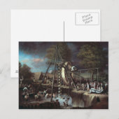 Opgraving Mastodon 1806 Briefkaart (Voorkant / Achterkant)