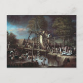 Opgraving Mastodon 1806 Briefkaart (Voorkant)
